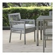 nice dining chairs Modway Furniture Bar and Dining Gray White
