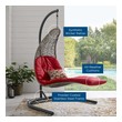 buy garden furniture Modway Furniture Daybeds and Lounges Light Gray Red