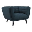 contemporary black accent chair Modway Furniture Sofas and Armchairs Blue