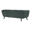mid century modern gray sofa Modway Furniture Sofas and Armchairs Green