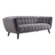 black sectional couch nearby Modway Furniture Sofas and Armchairs Gray
