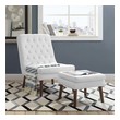 modern chaise lounge chair Modway Furniture Lounge Chairs and Chaises White