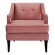 accent chair living room chairs Modway Furniture Sofas and Armchairs Dusty Rose