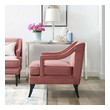 accent chair living room chairs Modway Furniture Sofas and Armchairs Dusty Rose