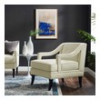 lounge chair with desk Modway Furniture Sofas and Armchairs Ivory