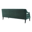 small leather sectional sofa with chaise Modway Furniture Sofas and Armchairs Green