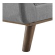accent stool outdoor Modway Furniture Benches and Stools Light Gray
