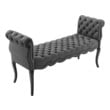 espresso accent chair Modway Furniture Benches and Stools Gray
