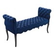 poufs outdoor Modway Furniture Benches and Stools Ottomans and Benches Navy