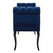poufs outdoor Modway Furniture Benches and Stools Ottomans and Benches Navy