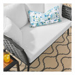 red velvet love seat Modway Furniture Sofa Sectionals Gray White