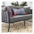 pink loveseat sofa Modway Furniture Sofa Sectionals Gray Charcoal