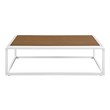 dark wood end tables with storage Modway Furniture Sofa Sectionals White Natural
