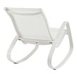 white upholstered arm chair Modway Furniture Daybeds and Lounges Chairs White White