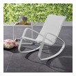white upholstered arm chair Modway Furniture Daybeds and Lounges Chairs White White