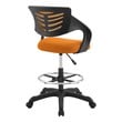 brown task chair Modway Furniture Office Chairs Orange