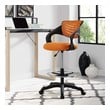 brown task chair Modway Furniture Office Chairs Orange