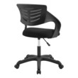 white executive office chair Modway Furniture Office Chairs Black