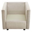 modern accent chair black Modway Furniture Sofas and Armchairs Chairs Beige