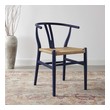 best fabric to cover dining chairs Modway Furniture Dining Chairs Midnight Blue