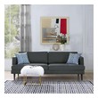 large wrap around couch Modway Furniture Sofas and Armchairs Gray