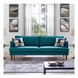 oversized sectional sofa with chaise Modway Furniture Sofas and Armchairs Teal
