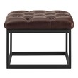 fabric ottoman Modway Furniture Sofas and Armchairs Brown