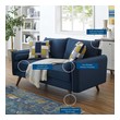 l sofa for small living room Modway Furniture Sofas and Armchairs Azure