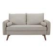 sectional with storage and pull out bed Modway Furniture Sofas and Armchairs Beige