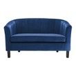 large couch with ottoman Modway Furniture Sofas and Armchairs Navy