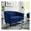 large couch with ottoman Modway Furniture Sofas and Armchairs Navy