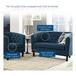 comfortable accent chair for bedroom Modway Furniture Sofas and Armchairs Azure
