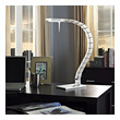 white feather bedside lamp Modway Furniture Table Lamps White
