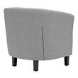 chaise lounge with back Modway Furniture Sofas and Armchairs Light Gray