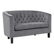 chair and ottoman Modway Furniture Sofas and Armchairs Gray