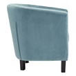 navy blue accent chair with ottoman Modway Furniture Sofas and Armchairs Sea Blue
