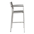 counter height stools for sale near me Modway Furniture Bar and Dining Silver Gray