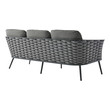 small sectionals for small spaces Modway Furniture Sofa Sectionals Gray Charcoal