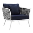 loveseat sofa cheap Modway Furniture Sofa Sectionals White Navy