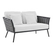 leather sleeper sofa with chaise Modway Furniture Sofa Sectionals Gray White