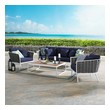 navy blue sectional sleeper sofa Modway Furniture Sofa Sectionals White Navy