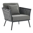left facing chaise sectional Modway Furniture Sofa Sectionals Gray Charcoal