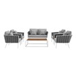 sectional sofa bed Modway Furniture Sofa Sectionals White Gray
