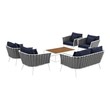 large soft sectional sofas Modway Furniture Sofa Sectionals White Navy