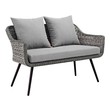 cream sectional sleeper sofa Modway Furniture Sofa Sectionals Gray Gray