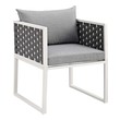 buy wooden dining chairs Modway Furniture Bar and Dining White Gray