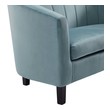 side accent chairs Modway Furniture Sofas and Armchairs Light Blue