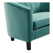 grey couch with accent chair ideas Modway Furniture Sofas and Armchairs Teal