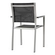 cloth for dining chairs Modway Furniture Dining Sets Silver Black