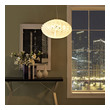 silver and glass chandelier Modway Furniture Ceiling Lamps White